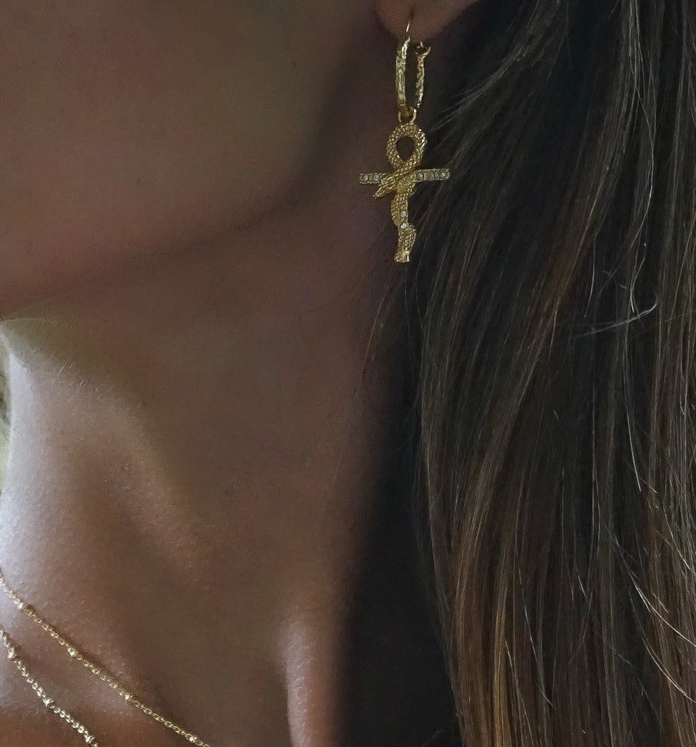 Jīvitā Ankh earrings